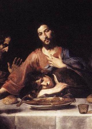 VALENTIN DE BOULOGNE St. John and Jesus at the Last Supper